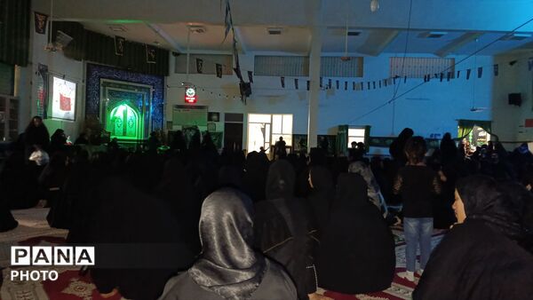 نهمین شب محرم در زینبیه دهستان بزرگ رزق‌آباد