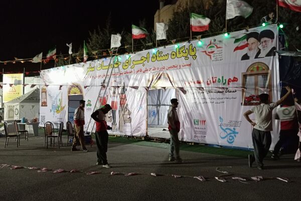 استقرار جایگاه پست شبانه‌روزی طرح ملی فاخر در ورودی شهرستان بانه