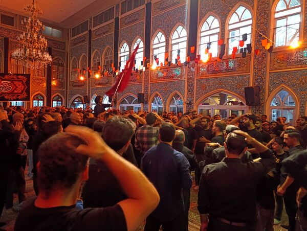 مراسم عزاداری امام حسین (ع) در شب تاسوعای حسینی 