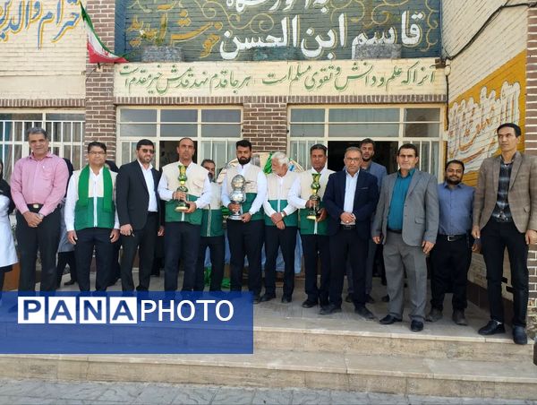 حضور خادمان حرم حرم امام رضا (ع) در دبستان حضرت قاسم‌ابن‌الحسن یزد 