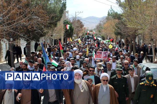 راهپیمایی روزجهانی قدس در شهر درق