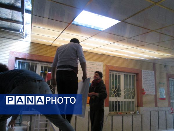 اجرای عملیات عمرانی در مدرسه‌ ابتدایی روستای مارکده