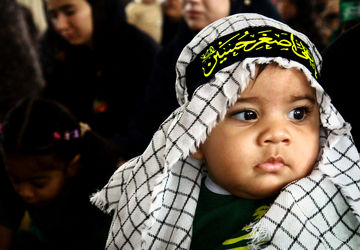 مراسم شیرخوارگان حسینی در تازیان بالا