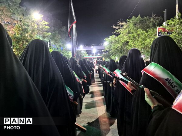 رزمایش دختران جان فدای ایران در گناباد