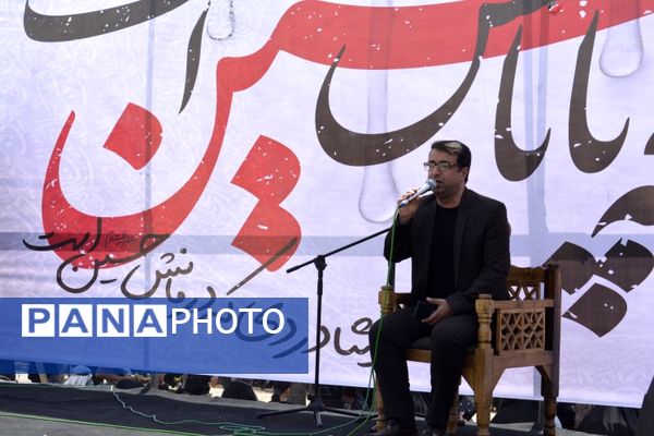 پیاده روی دلدادگان اربعین حسینی ع در اسلامشهر به سوی امامزاده اسماعیل