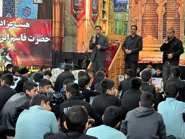 برپایی هیئت عزاداری دانش‌آموزی «قاسم ابن الحسن(ع)» در دبیرستان رئیس‌زاده خلیل‌آباد