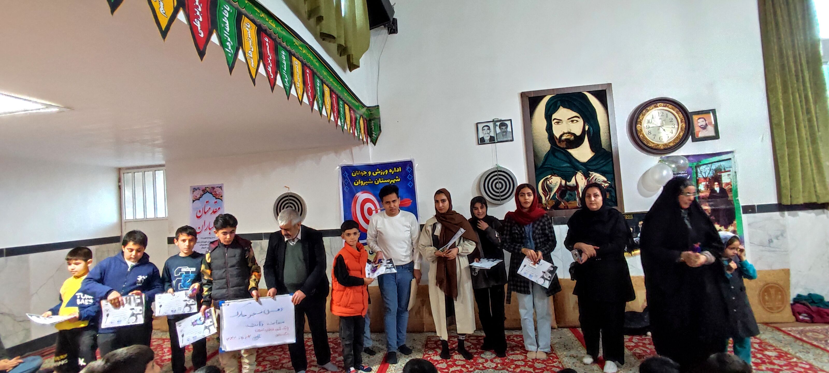 برگزاری مسابقات استعدادیابی دارت در روستای تنسوان شیروان