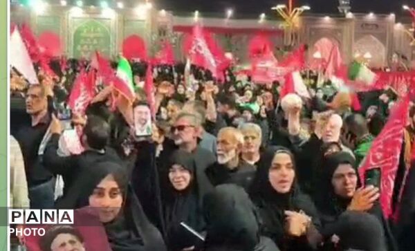 مراسم بزرگداشت قائد شهید امت اسلامی در حرم مطهر رضوی