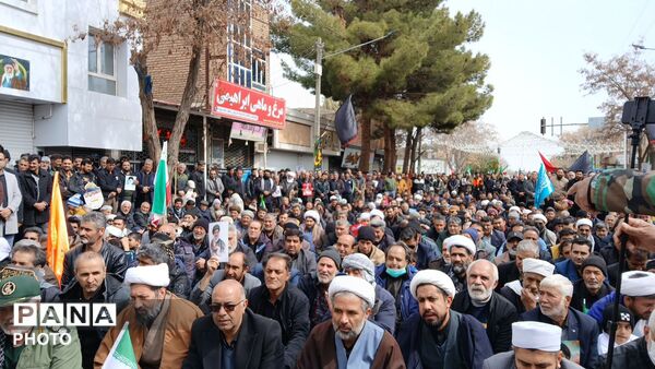 حضور باشکوه مردم مومن باخرز در راهپیمایی روز قدس
