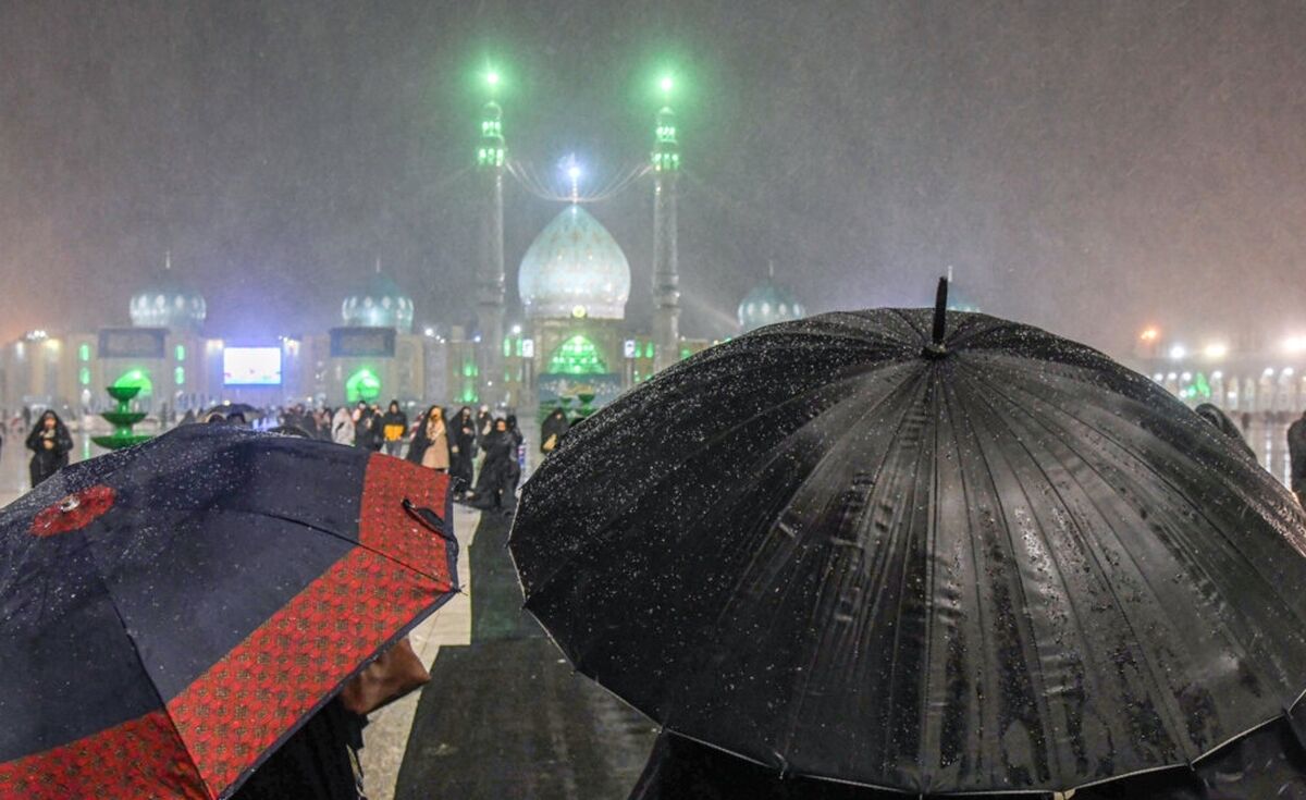 جشن میلاد دوازدهمین حجت زیر چتر رحمت الهی
