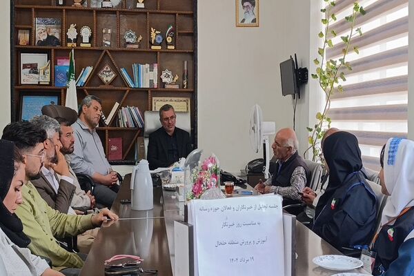 تجلیل از اصحاب رسانه و دانش آموز خبرنگاران فعال پانا در شهرستان خلخال