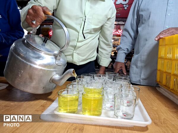 خدمات رسانی موکب های مردمی حسینه فضل 