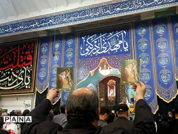 وداع با پیکر شهید امیر سرلشکر سید عبدالرحیم موسوی در حرم بانوی کرامت