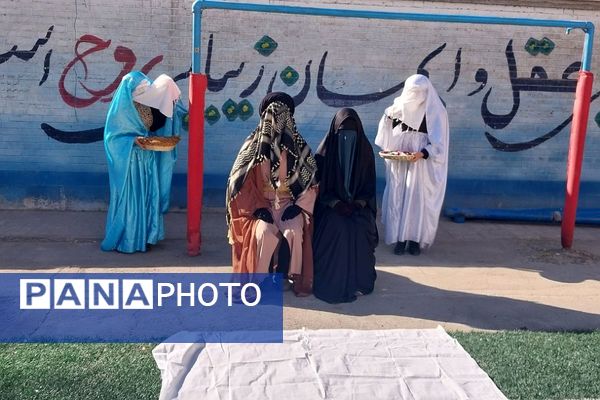 مراسم سوگواری شهادت حضرت فاطمه(س) در مدارس ناحیه 2 بهارستان