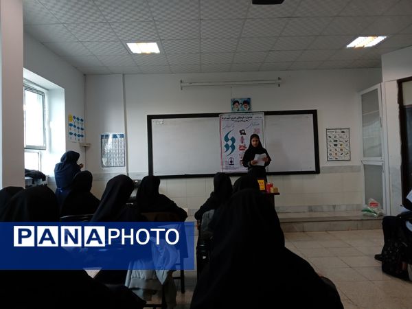 پویش تسبیح در دبیرستان فرهنگ کاشمر