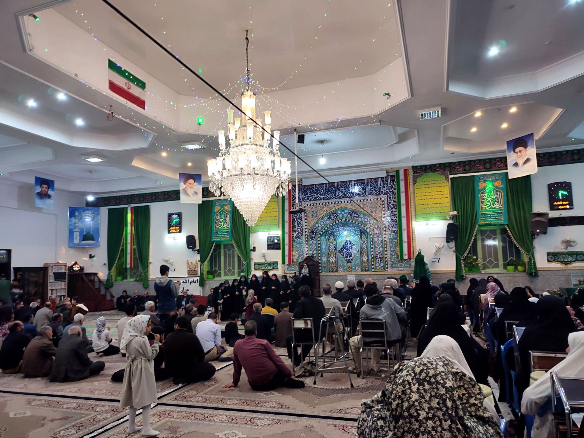 قاب پانا میزبان جشن ولادت امام زمان(عج) در مسجد خاتم پیامبران 