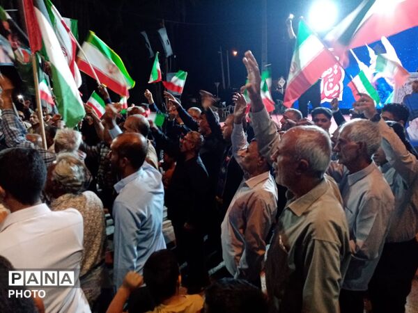 مردم فین هرمزگان با آرمان‌های انقلاب اسلامی