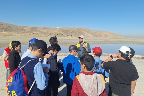 تالاب مهارلو میزبان نسل آینده حافظان زمین