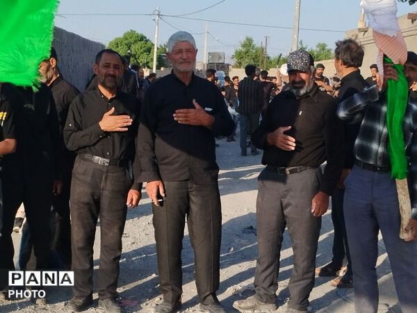 مراسم عزاداری عاشورای حسینی در روستای درخت سنجد
