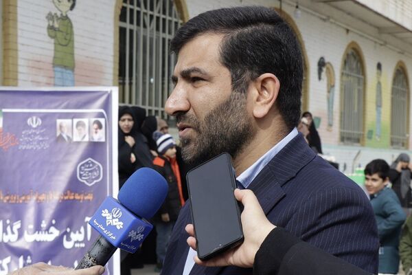 آیین خشت‌گذاری مدرسه مشارکتی قائم آل محمد (عج) پاکدشت 