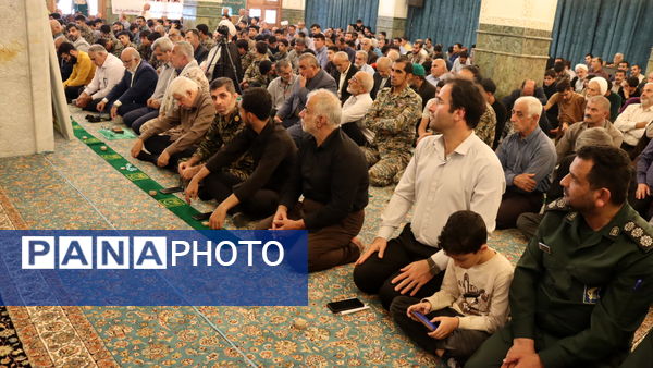 نماز جمعه سیاسی دشمن شکن بندپی شرقی با حضور نوجوانان و جوانان بسیجی