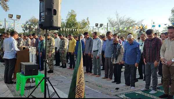 نماز عید سعید فطر در بوموسی