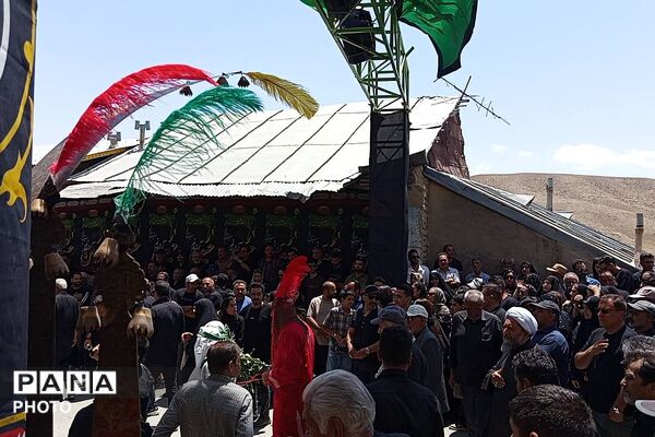 عزاداری باشکوه عزاداران حسینی در شهرآباد با حضور چهار روستا
