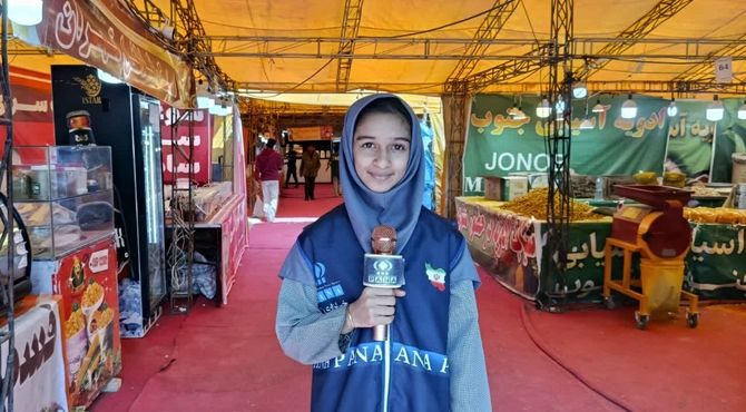 نمایشگاه محصولات پاییزه در شهرستان آباده