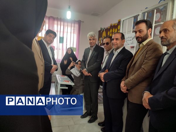 آیین افتتاح پایگاه نهضت سواد آموزی در دبستان شهید نجفی فدافن