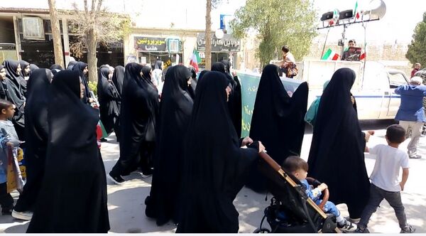 طنین شعار انا علی العهد یا قدس در شهرستان مروست