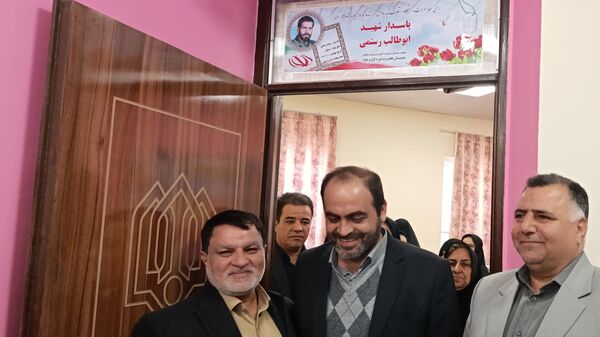 افتتاحیه آموزشگاه ۱۲ کلاسه‌ یاسمن خاکباز ۲ شهرستان نیشابور