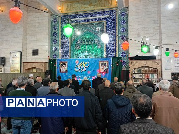 حماسه ۹ دی در مسجد حضرت قائم اسلامشهر 