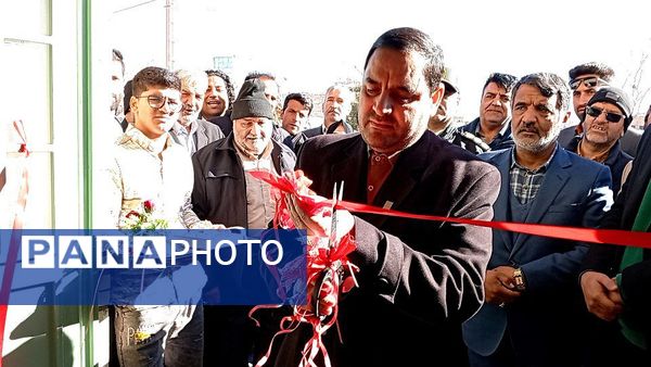 افتتاح چمن مصنوعی روستای قوژد