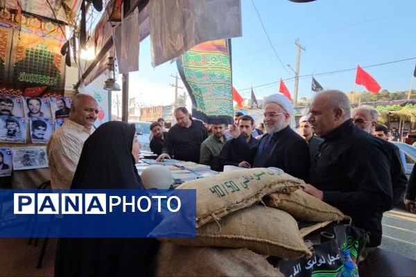 بازدید میدانی نماینده ولی‌فقیه و مدیر سازمان دانش‌آموزی استان کردستان از محل موکب‌های مستقر در مرز باشماق مریوان