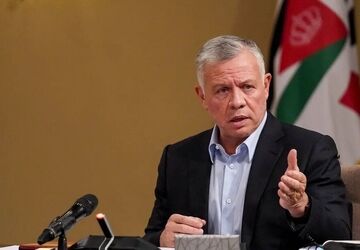 پیام پادشاه اردن به اسرائیل:اردن با الحاق کرانه باختری مخالف است
