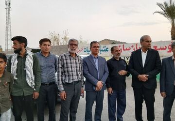 اعزام موکب شهدای مدافع حرم شهرستان عنبرآباد به کربلای معلی 
