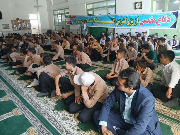 برگزاری یادواره شهدا در مسجد صاحب‌الزمان شهرستان خلیل‌آباد