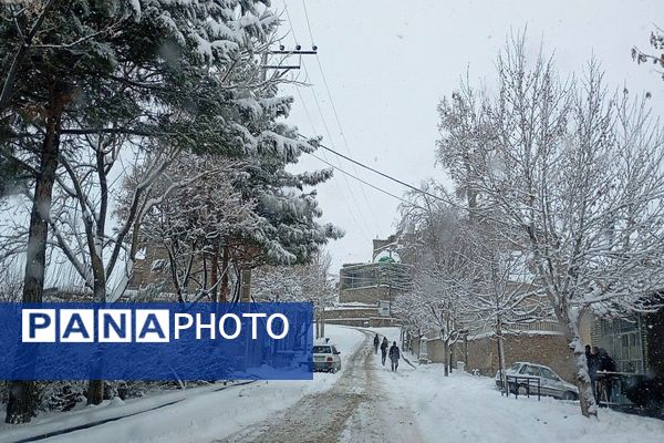 برف بارید و خدا پاکی خود را به شهر زیبایی بار هدیه کرد