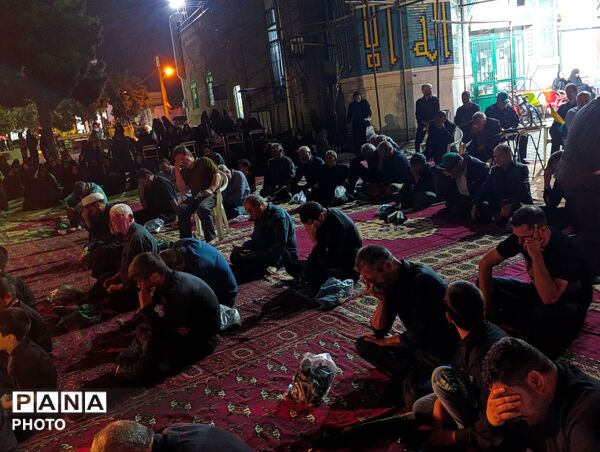 مراسم عزاداری شب سوم ماه محرم در نیشابور 