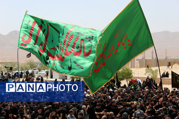 عزاداری تاسوعای حسینی در شهر درق 