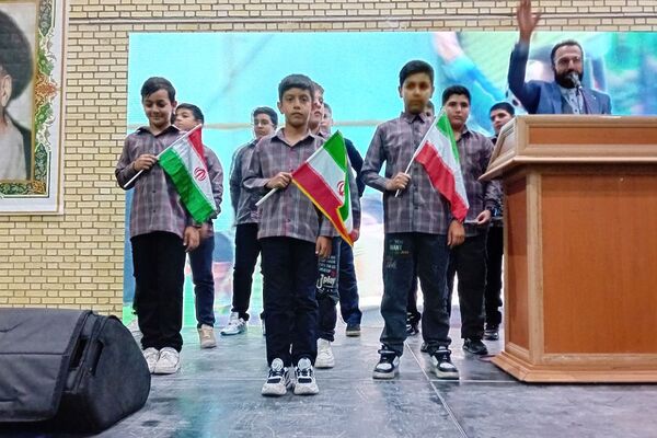 مراسم اولین سالگرد آیت‌الله رئیسی در سالن ورزشی امید اصیل آباد 