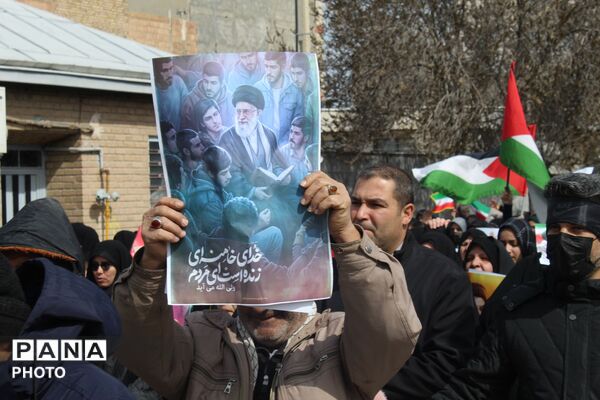 مردم فاروج باری دیگر در روز قدس حماسه آفریدند 