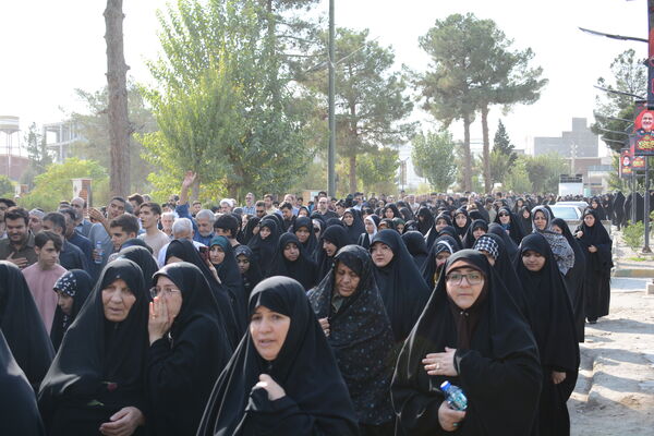 مراسم تشییع پیکر پاک شهید والامقام ابوالقاسم مهری در اسلامشهر