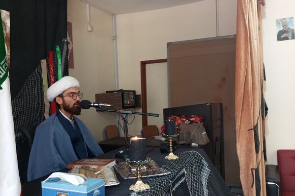 مراسم عزاداری شهادت شهدای خدمت در آموزش و پرورش رودهن 