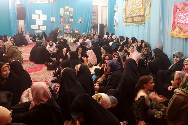 مراسم شب نیمه شعبان در پایگاه حر قرچک