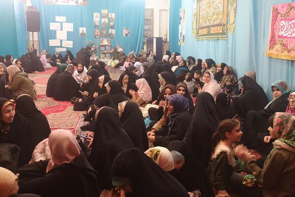 مراسم شب نیمه شعبان در پایگاه حر قرچک