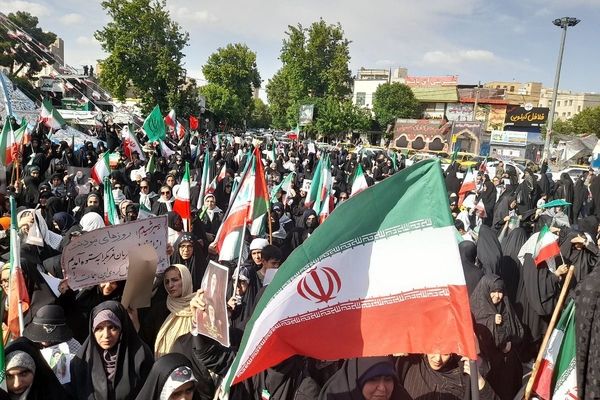 اجتماع سراسری «اقتدار ایران سرافراز» جان فدایان امام رضایی شهرستان ورامین