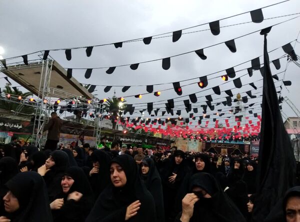 راهپیمائی بزرگ جاماندگان اربعین حسینی در رشت