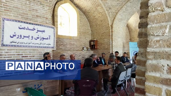 گذری بر میز خدمت اداره آموزش و پرورش نیشابور در نماز جمعه این هفته 