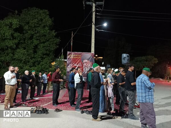 قرائت قرآن کریم در حسینیه شهدای شهر بار